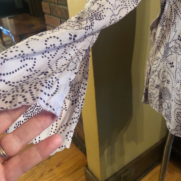 Light purple patterned Cotton Tunic - Picture 8 of 13